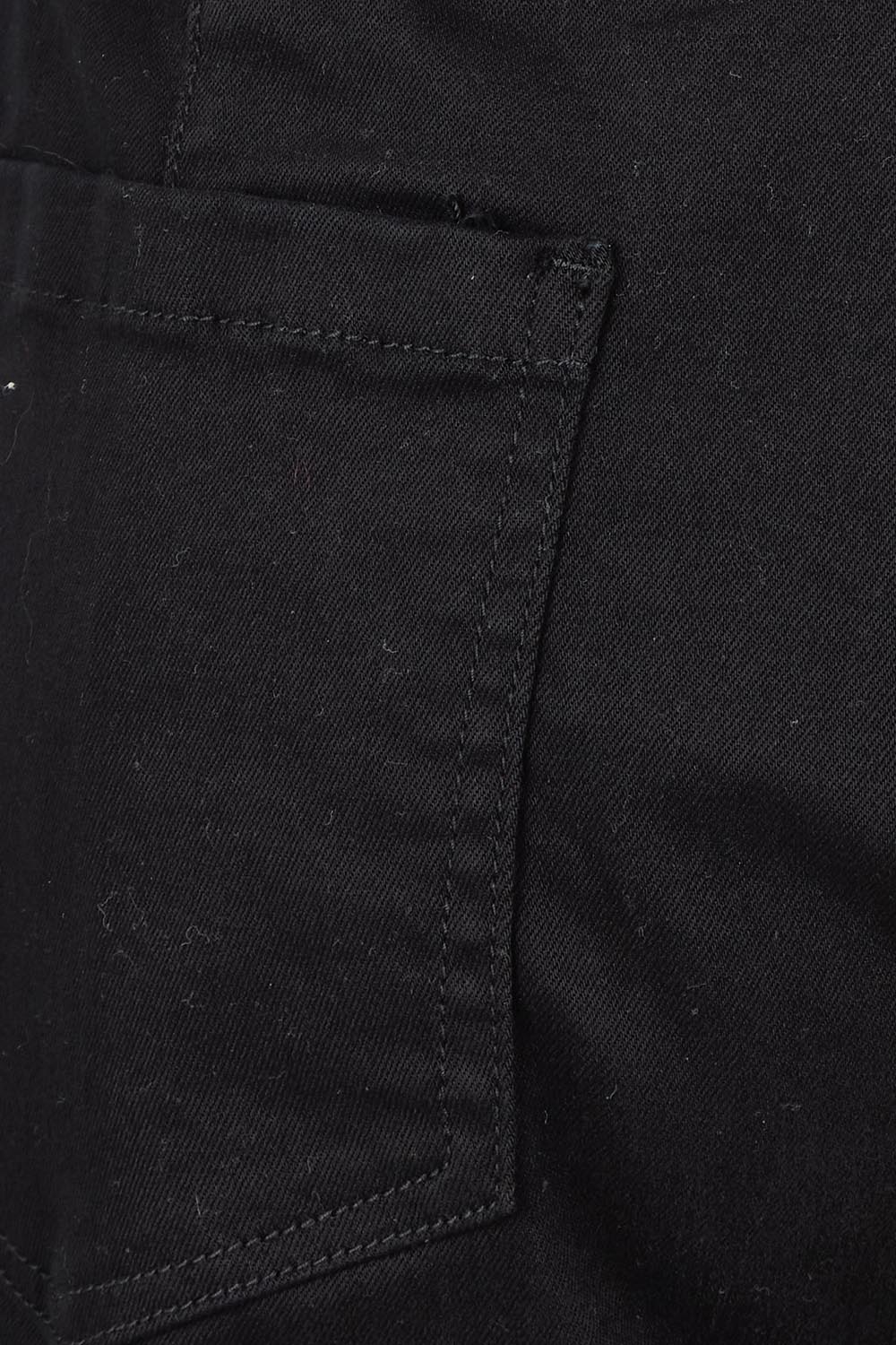 Product shot of The Pull On Cotton Pant With Drawstring in colour Black (Black), detail
