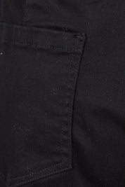 Product shot of The Pull On Cotton Pant With Drawstring in colour Black (Black), detail