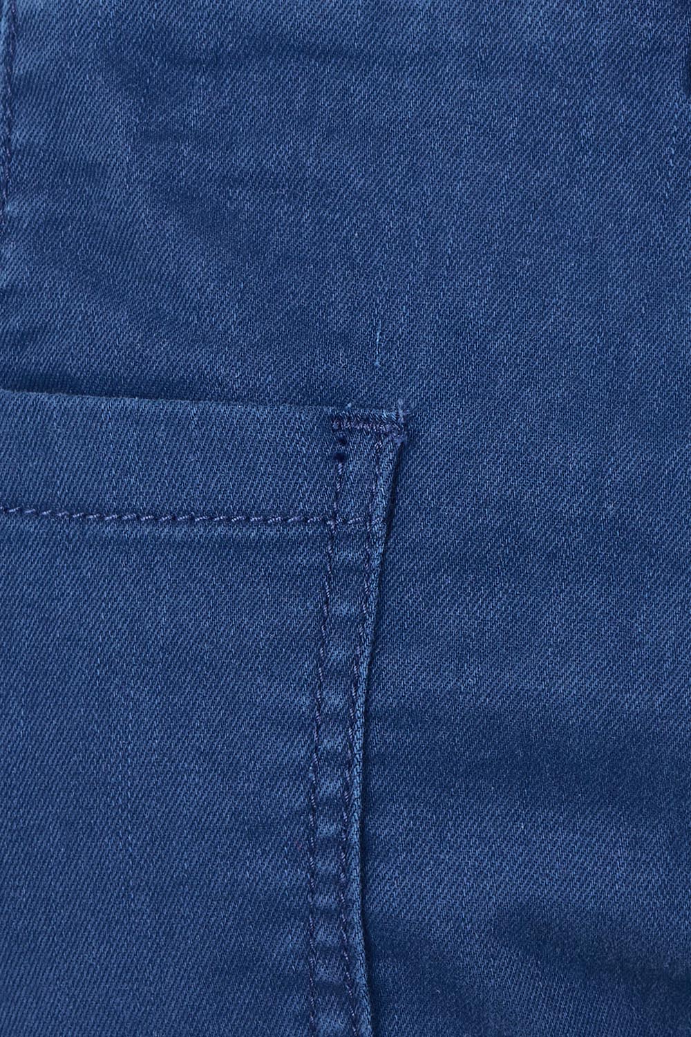 Product shot of The Pull On Cotton Pant With Drawstring in colour Indigo (Blue), detail
