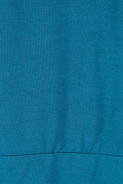 Product shot of The Mix Me Match Me Bamboo Shrug in colour Marine (Blue), detail