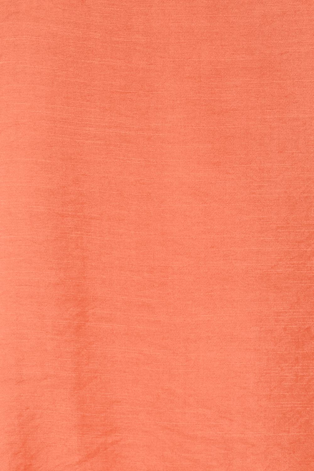 Product shot of the The Popover Cotton Blend Boat Neck Top – Rust in colour Rust, showing detail
