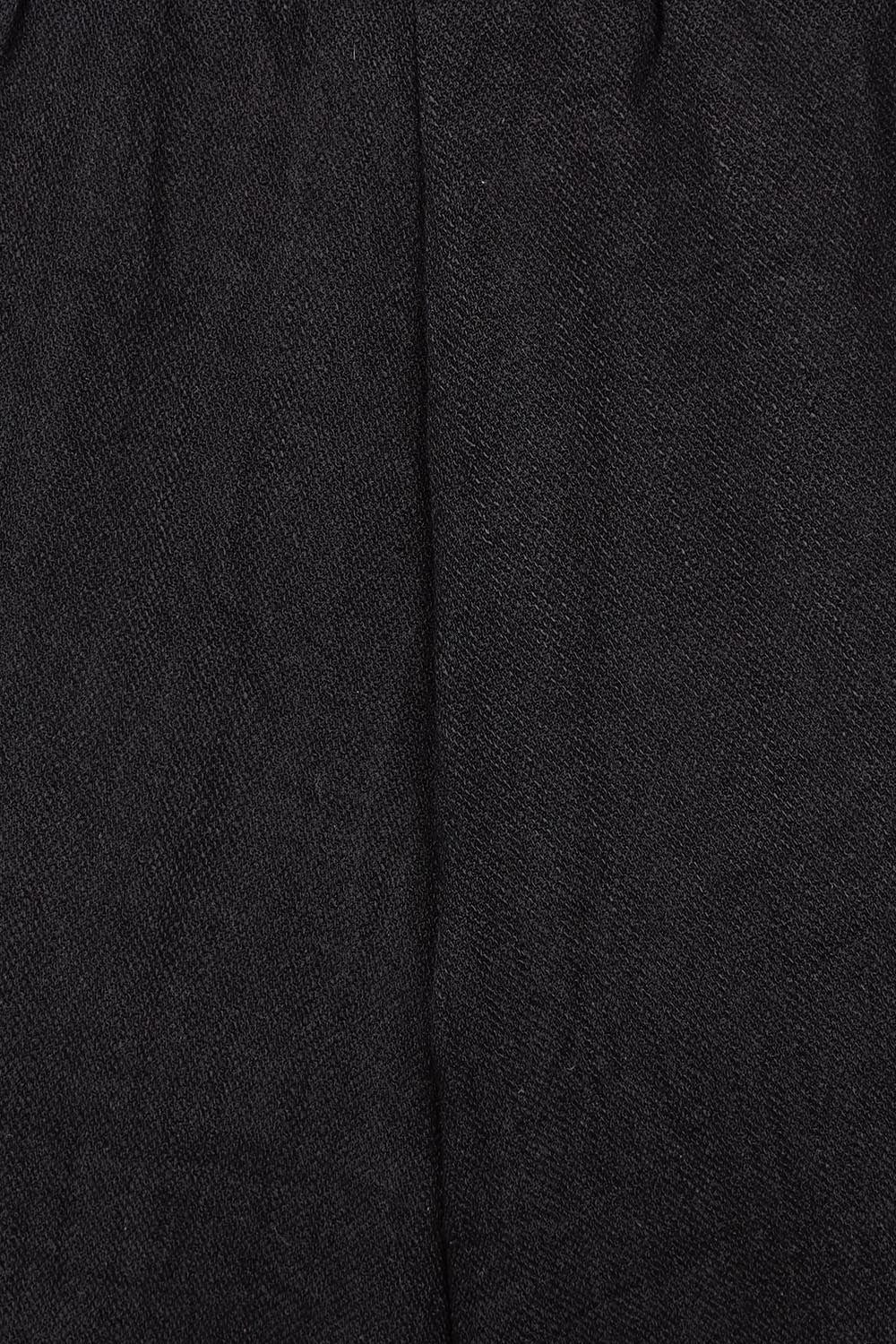 Product shot of The Must Have Linen Look Pull on Pant in colour Black (Black), detail
