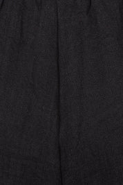 Product shot of The Must Have Linen Look Pull on Pant in colour Black (Black), detail