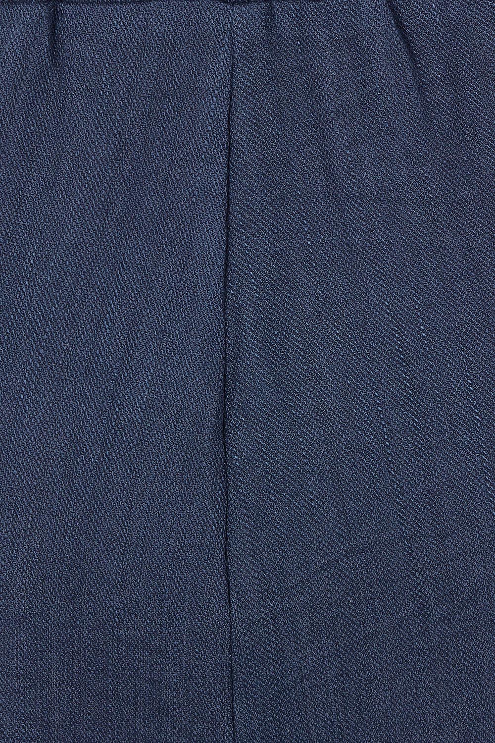 Product shot of The Must Have Linen Look Pull on Pant in colour Darknavy (Blue), detail
