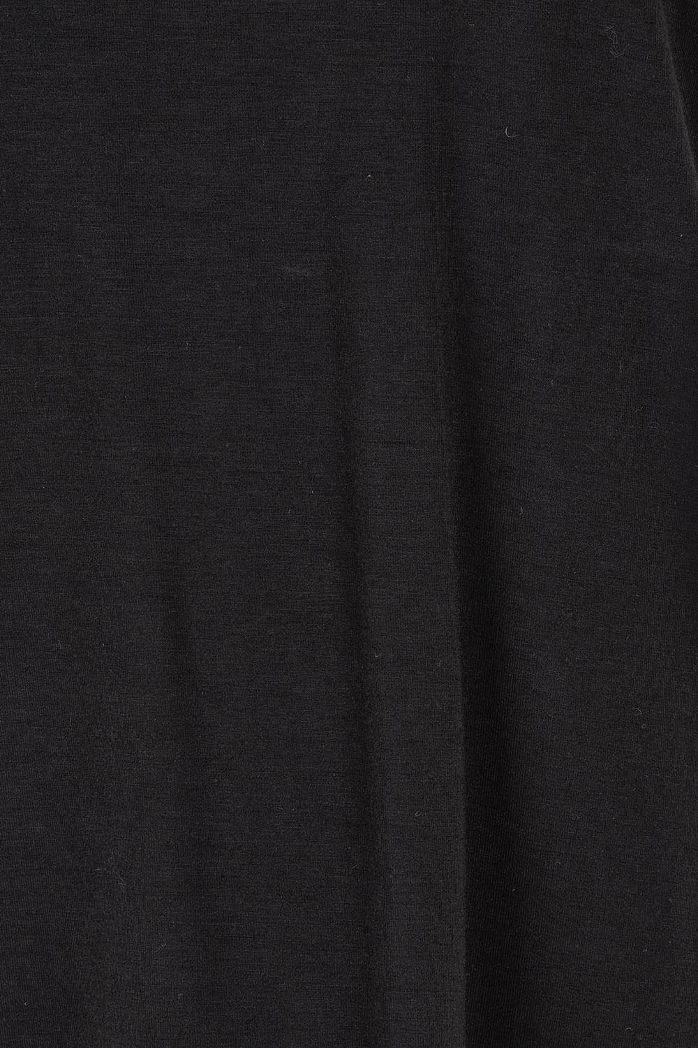 Product shot of The Mix Me Match Me Bamboo Tank in colour Black (Black), detail