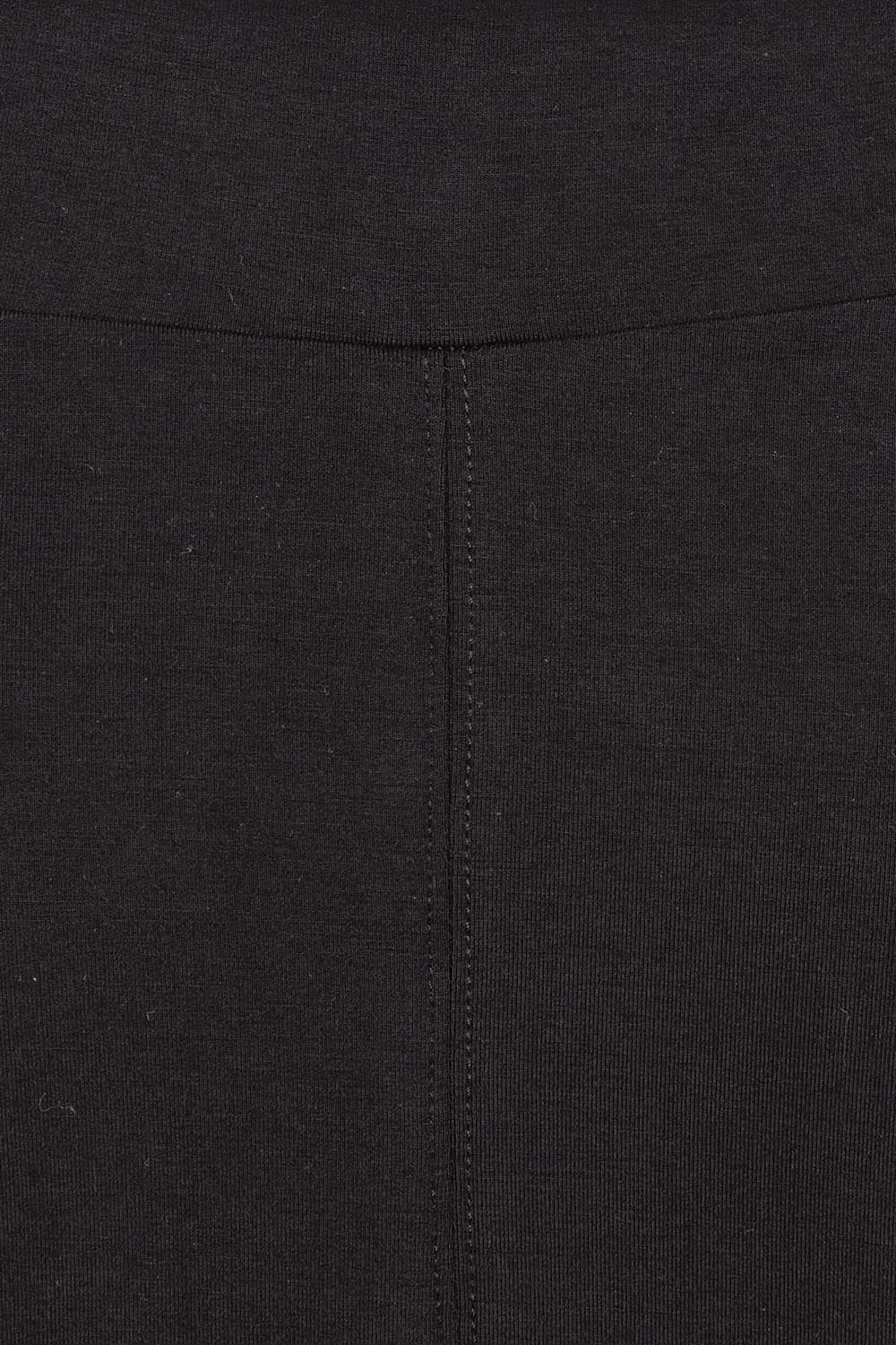 Product shot of The Mix Me Match Me Bamboo Full Skirt in colour Black (Black), detail