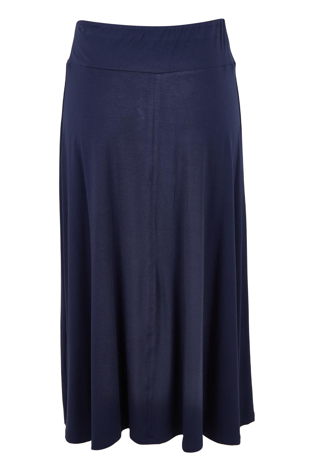 Product shot of The Mix Me Match Me Bamboo Full Skirt in colour Darknavy (Blue), from the front