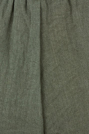 Product shot of The Must Have Linen Look Pull On Shorts in colour Armygreen (Green), detail