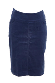 The Keepers Cord Pull On Skirt – Navy