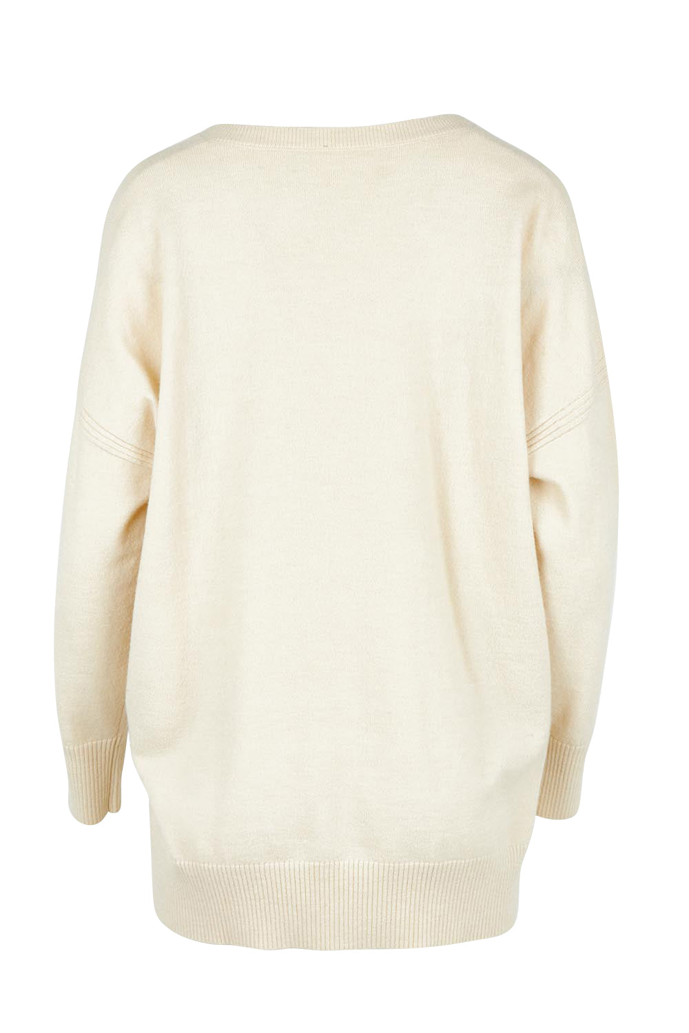 The Travel Anti Pilling V Neck Jumper – Snow