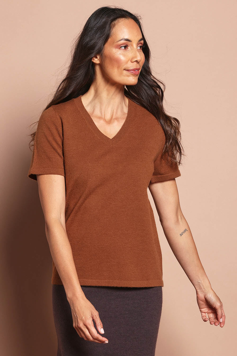 The Travel Anti Pilling Tee – Coffee