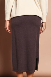 The Travel Anti Pilling Pull On Maxi Skirt – Cocoa