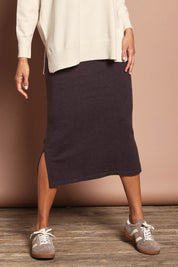 The Travel Anti Pilling Pull On Maxi Skirt – Cocoa