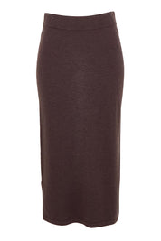 The Travel Anti Pilling Pull On Maxi Skirt – Cocoa