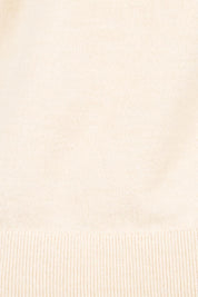 The Travel Anti Pilling Mock Neck Sleeveless Knit – Vanilla