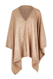 The Travel Anti Pilling 3 Way Poncho – Oatmeal