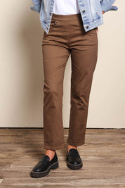 The Teachers Cotton Pant With Pockets – Coffee