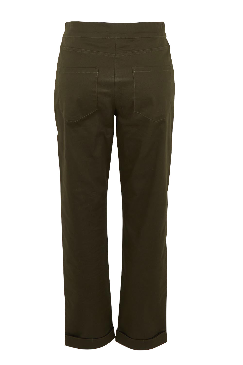 Preloved The Teachers Cotton Pant With Pockets - Pinegrove