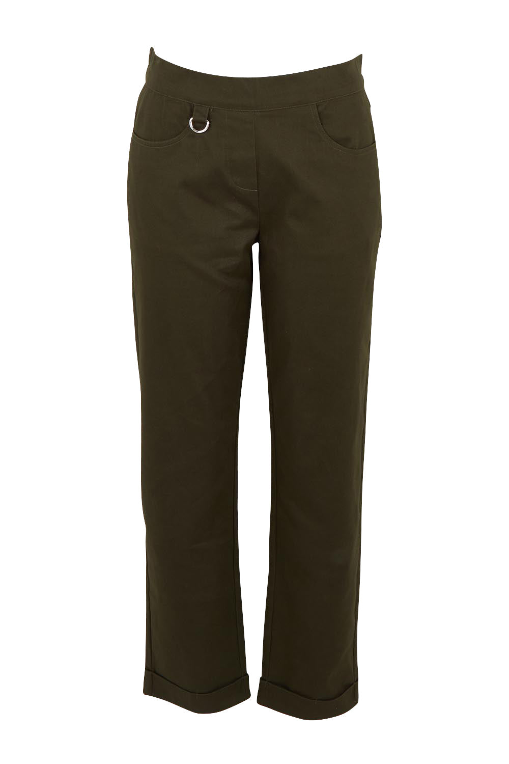 Preloved The Teachers Cotton Pant With Pockets - Pinegrove