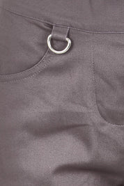 Product shot of the The Teachers Pant With Pockets – Prepgrey in colour Prepgrey, showing detail