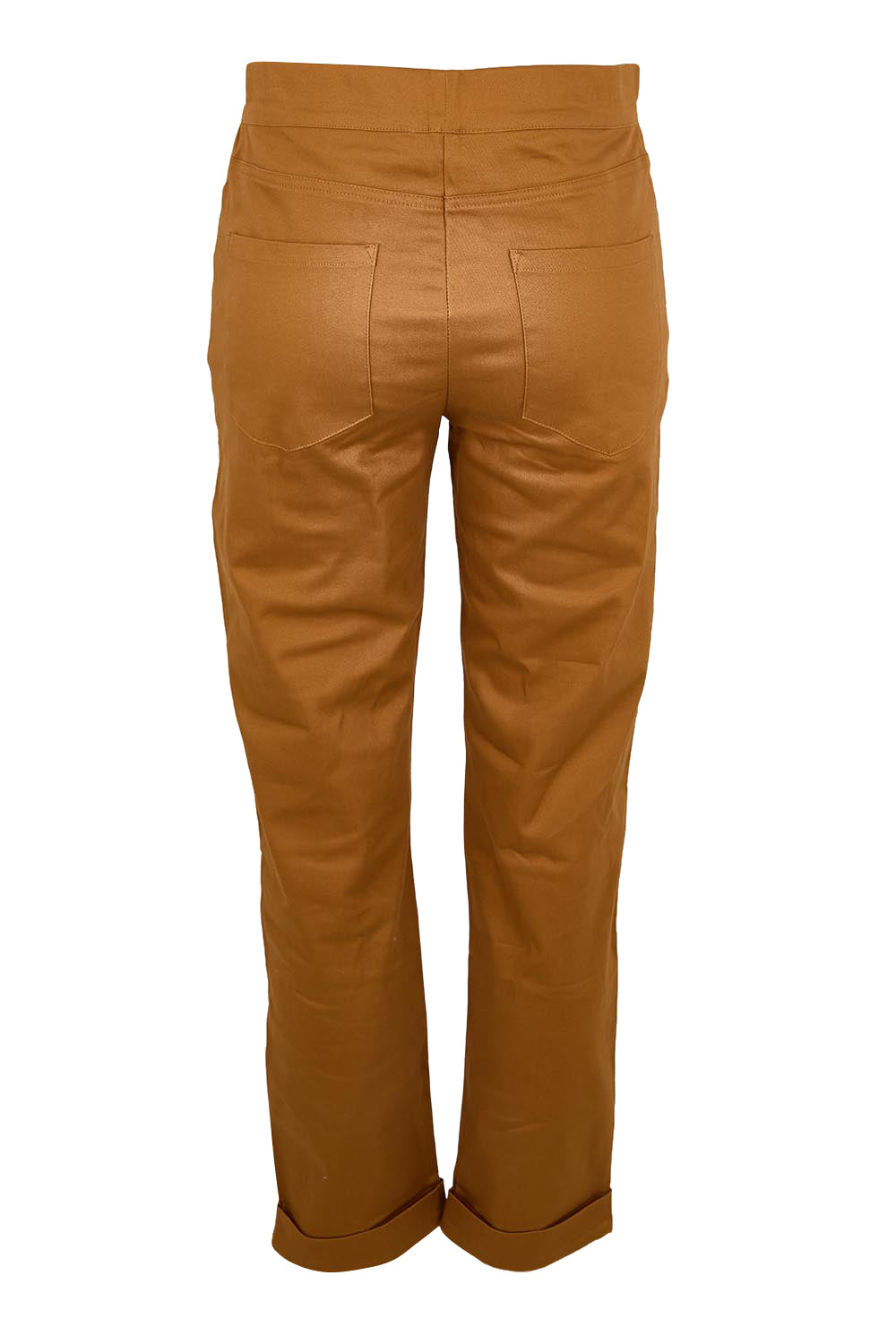 The Teachers Cotton Pant With Pockets – Rust