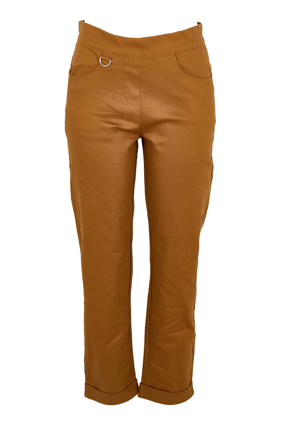 The Teachers Cotton Pant With Pockets – Rust