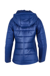 Product shot of The Keepers Puffer Jacket in colour Navy (Blue), from the back