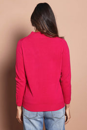 The Super Soft Knit Skivvy – Cerise