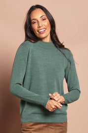 The Super Soft Knit Skivvy – Moss