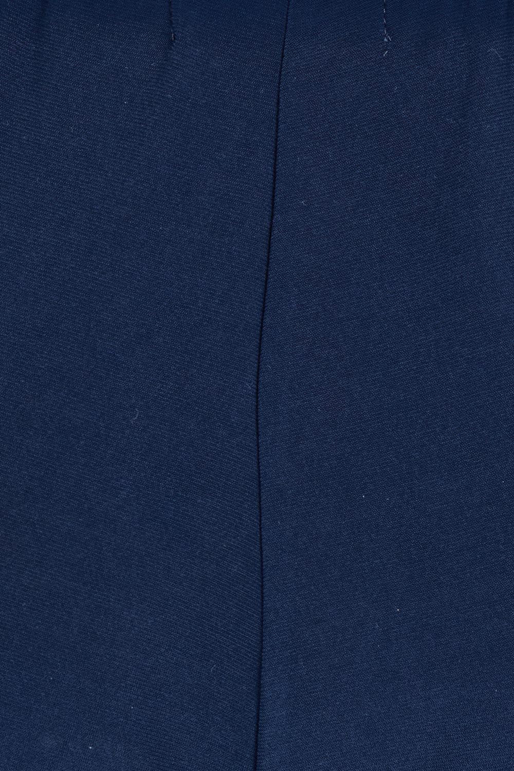Product shot of The Travel Wide Leg Pant in colour Navy (Blue), detail
