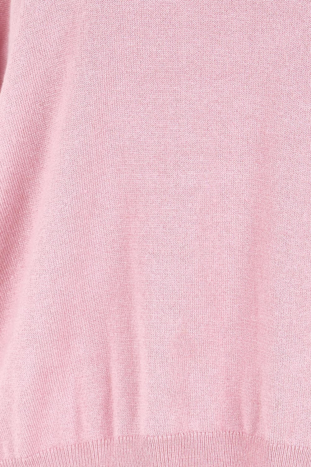 Product shot of the The Essential Knit Tee – Blushcandy in colour Blushcandy, showing detail