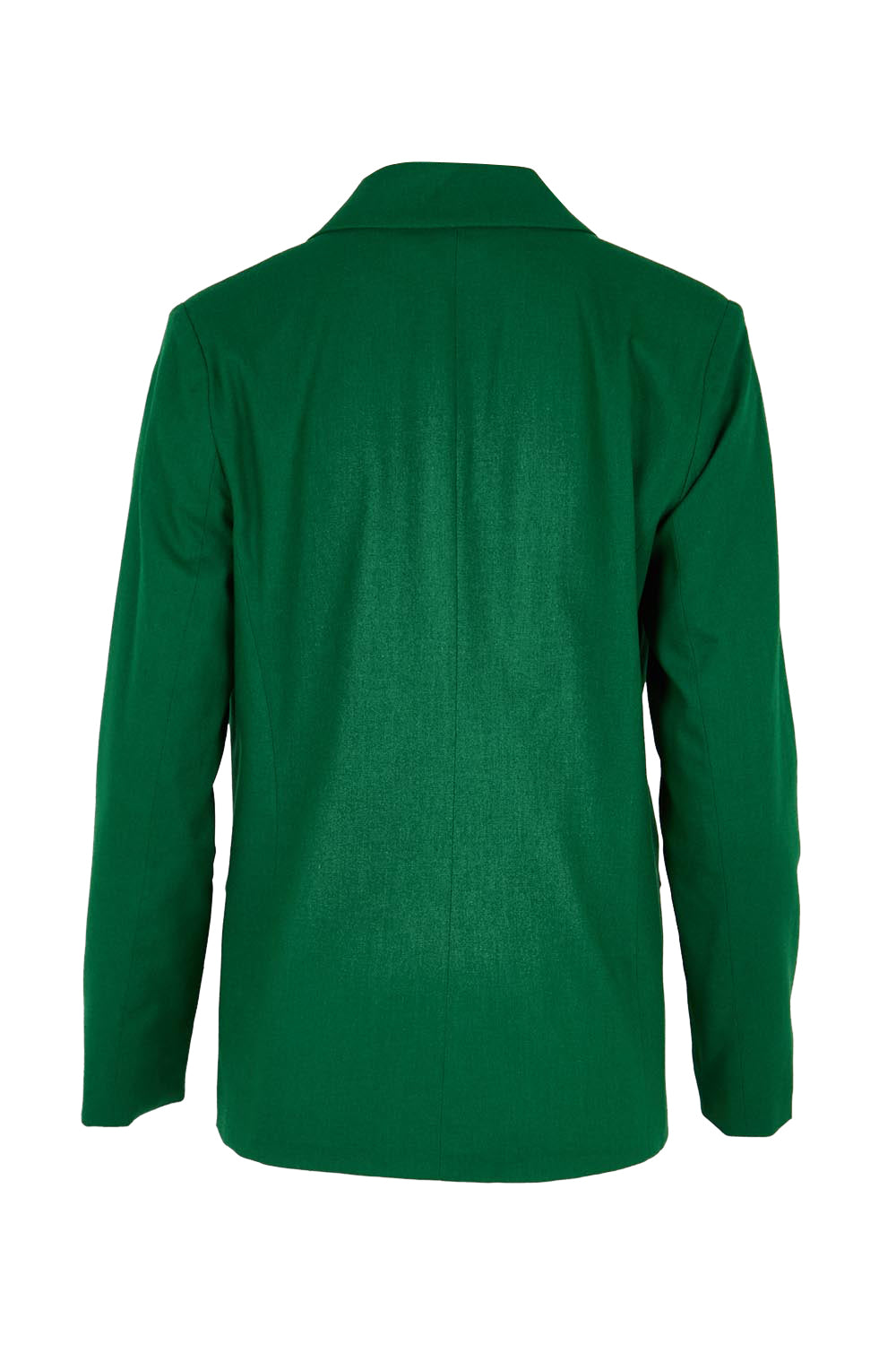 Product shot of the The Classic Every Wear Blazer – Emerald in colour Emerald, from the back