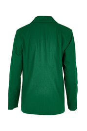 Product shot of the The Classic Every Wear Blazer – Emerald in colour Emerald, from the back