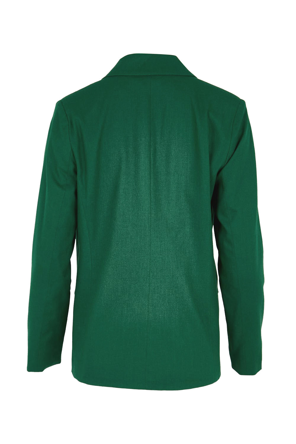 Product shot of the The Classic Every Wear Blazer – Emerald in colour Emerald, from the back