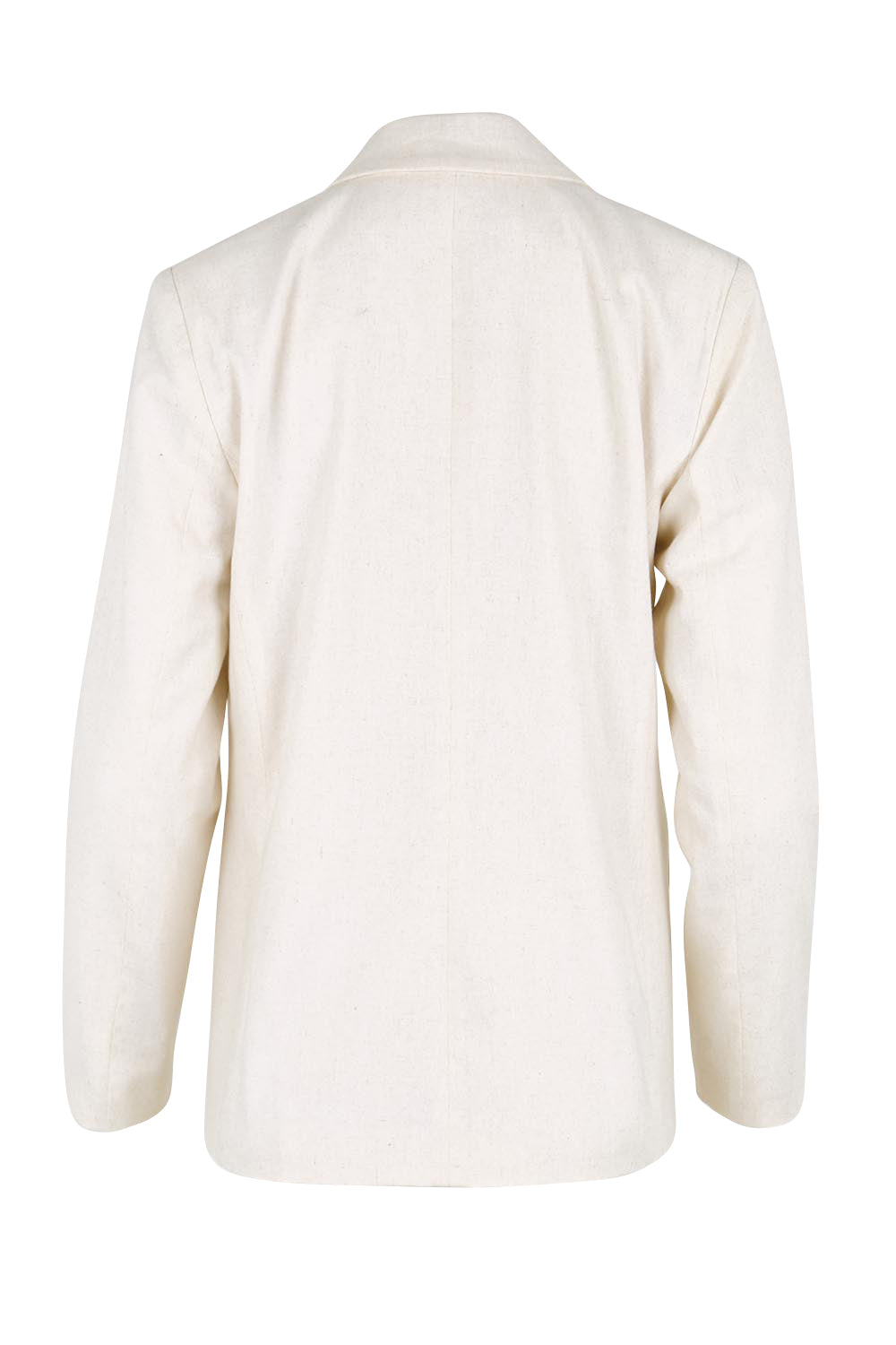 Product shot of the The Classic Every Wear Blazer – Ivorymarle in colour Ivorymarle, from the back