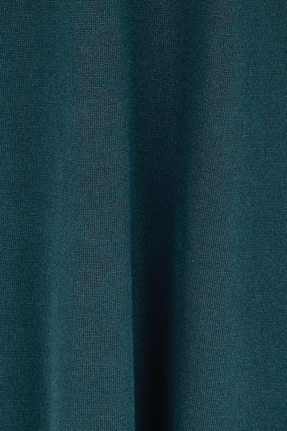 Product shot of the The Summer Comfort True Knit Dress – Petrol in colour Petrol, showing detail