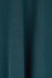 Product shot of the The Summer Comfort True Knit Dress – Petrol in colour Petrol, showing detail