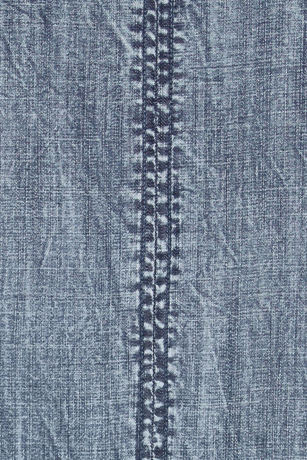 Product shot of the The Luxe Lyocell Tank – Indigo in colour Indigo, showing detail