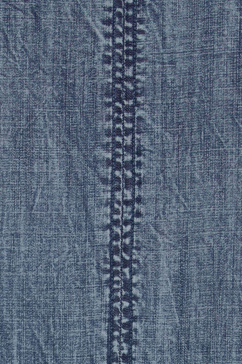 Product shot of the The Luxe Lyocell Tank – Indigo in colour Indigo, showing detail