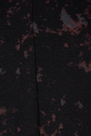 Product shot of The Printed Ponte Blazer in colour Blackred (Black), detail
