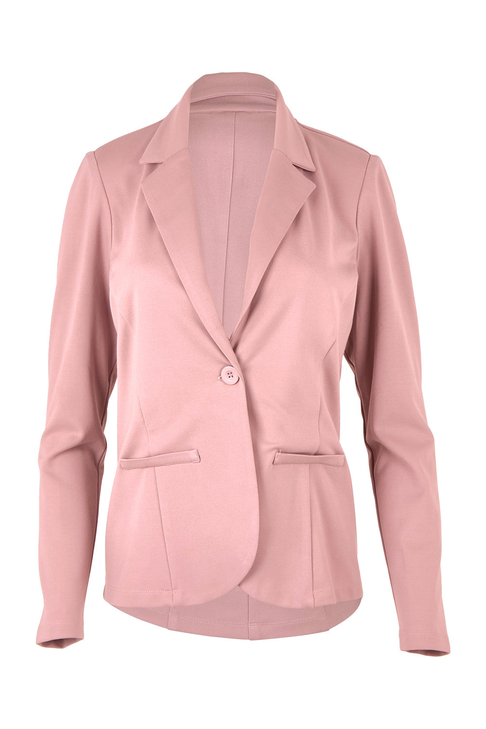 Product shot of The Ponte Blazer in colour Dustypink (Pink), from the front