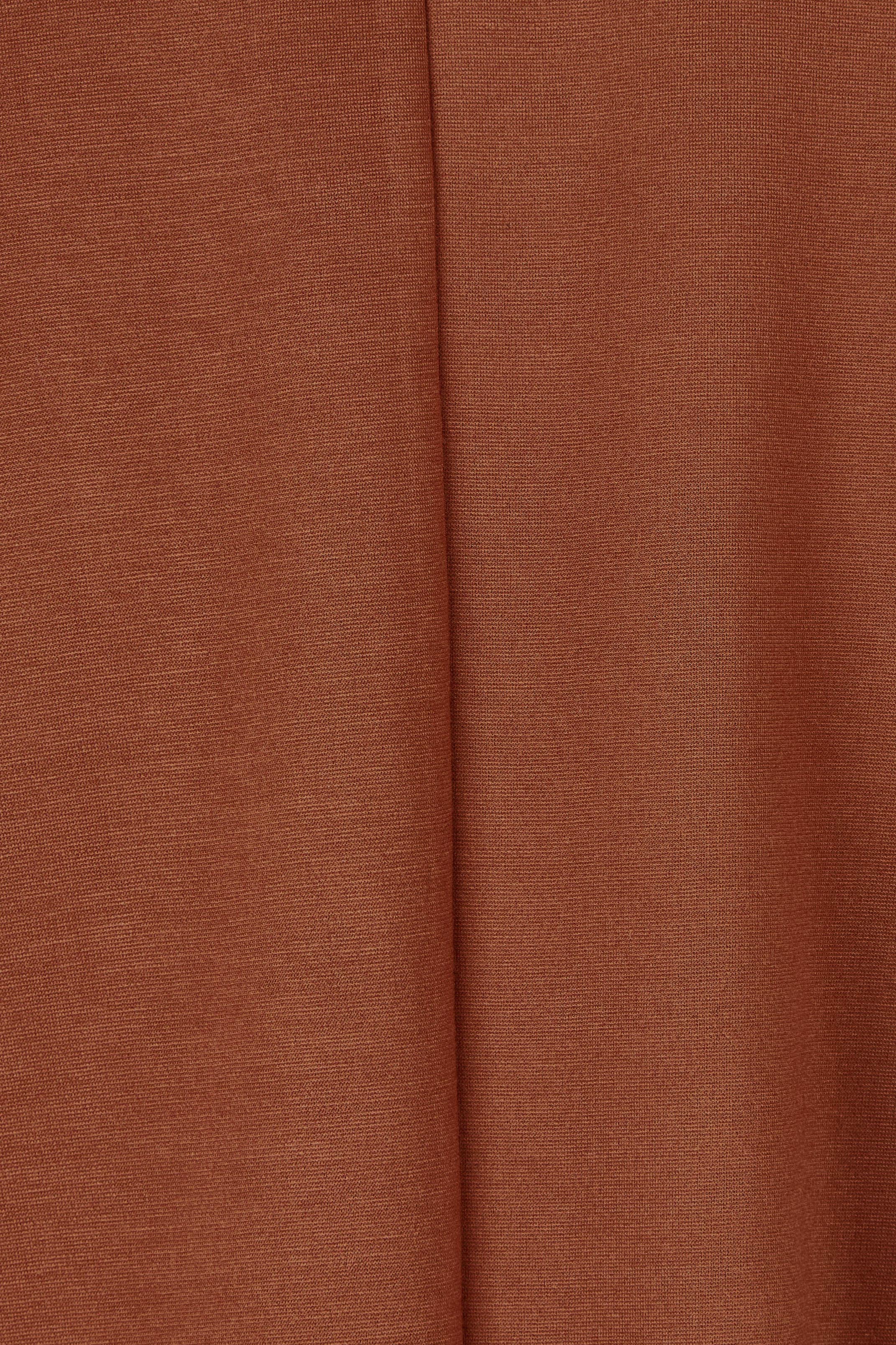 Product shot of the The Ponte Blazer – Ochre in colour Ochre, showing detail
