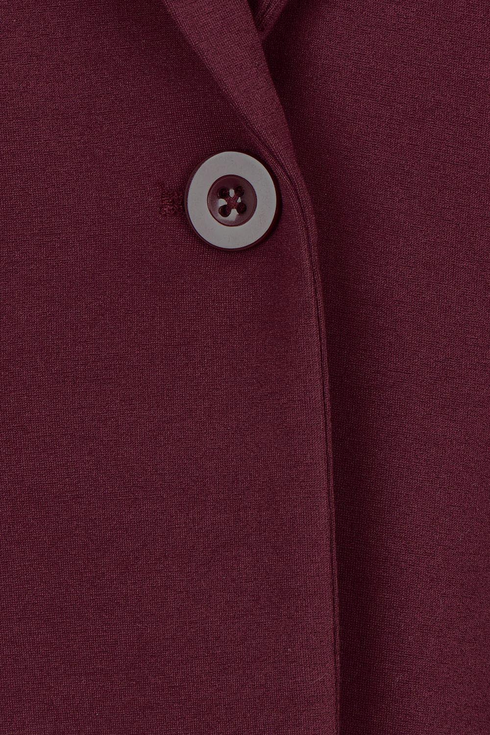 Product shot of the The Ponte Blazer – Wine in colour Wine, showing detail