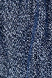 Product shot of The Weekender Chambray Short in colour Mediumblue (Blue), detail