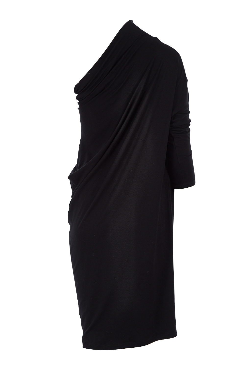 Product shot of The Multiin colourWay Dress - Black (Black), from the back