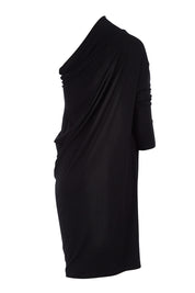 Product shot of The Multiin colourWay Dress - Black (Black), from the back
