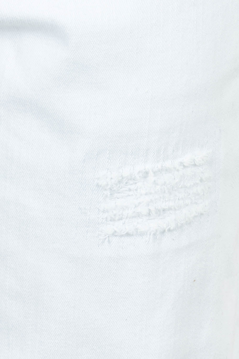 Product shot of The Distressed Boyfriend Slim Leg Jean in colour White (White), detail