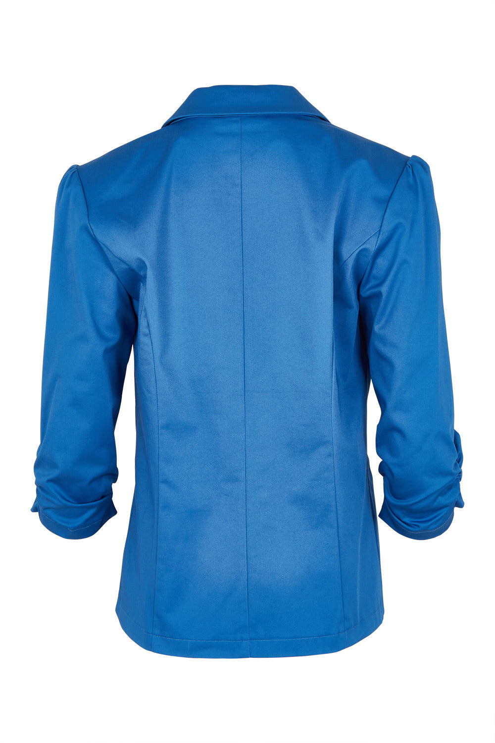 Product shot of The Everyday Blazer in colour Airforce (Blue), from the back