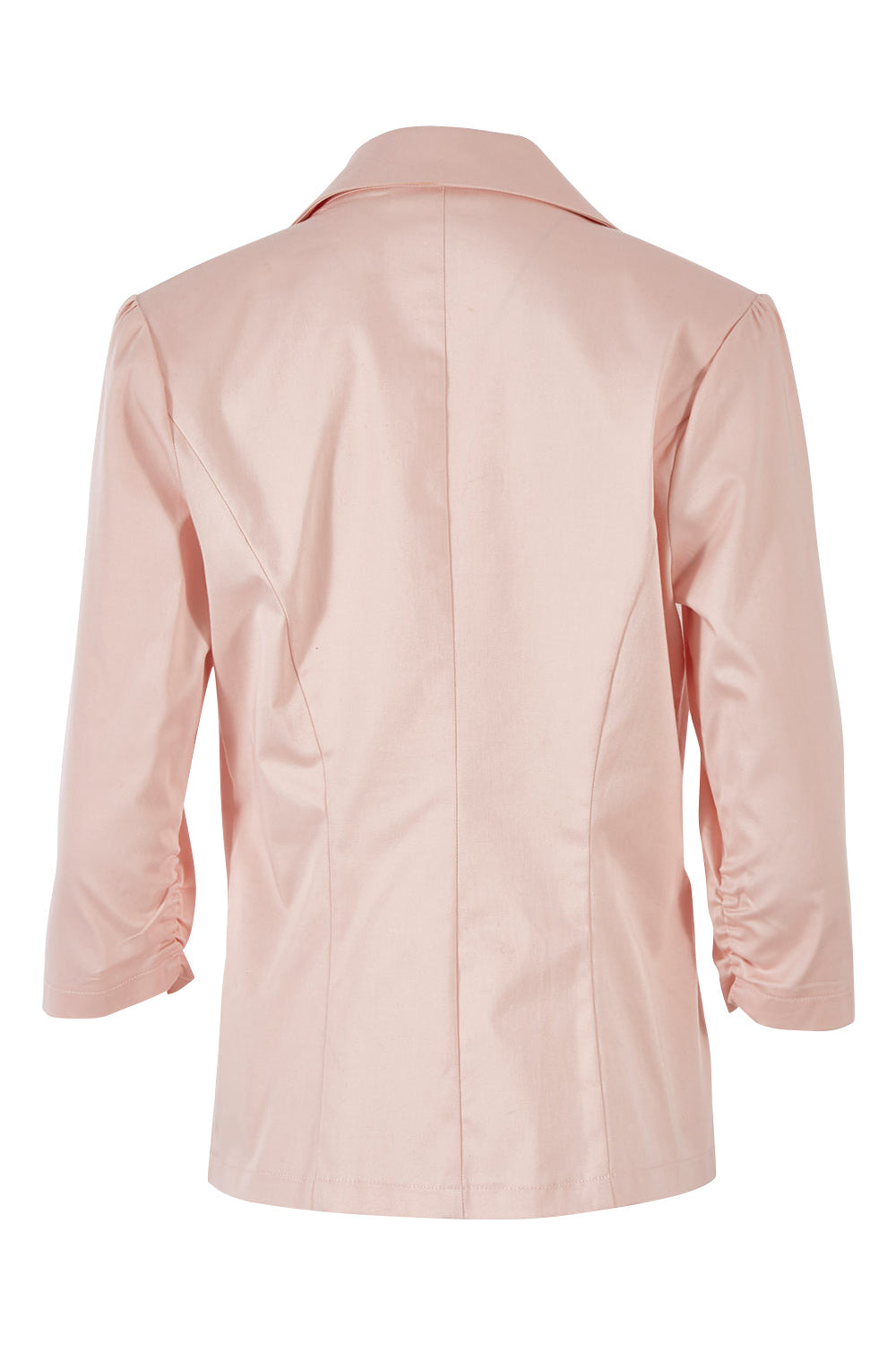 Product shot of The Everyday Blazer in colour Blush (Pink), from the back