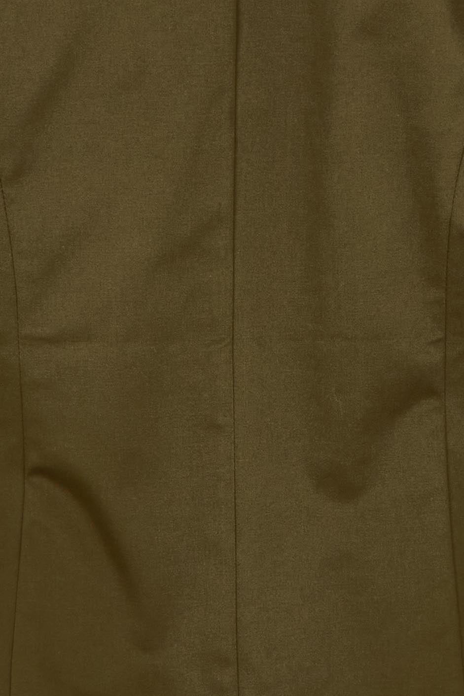 Product shot of The Everyday Blazer in colour Darkolive (Green), detail